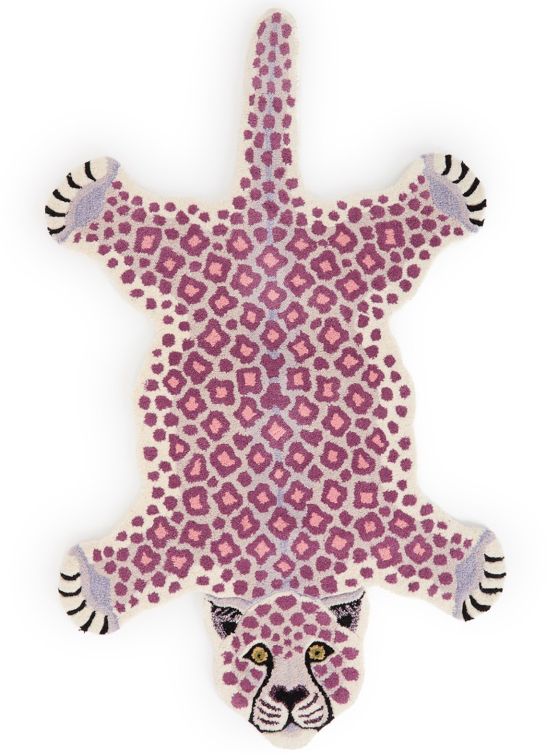 Tappeto Lilly Leopard di Doing Goods, grande, 155 cm x 95 cm