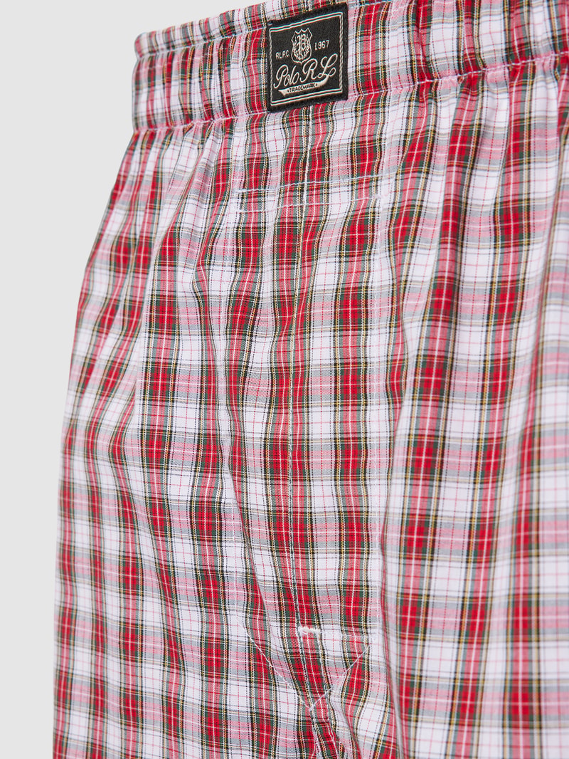 Boxershorts mit Allover-Muster im 3er-Pack in schwarz