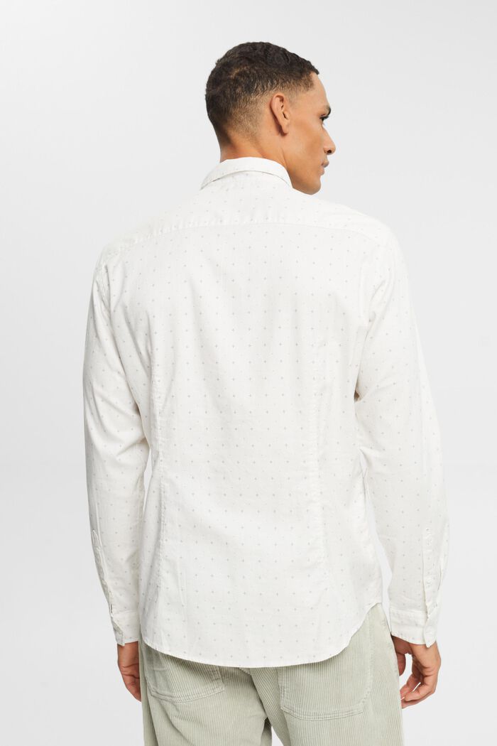 Button-Down-Hemd mit Micro-Print
