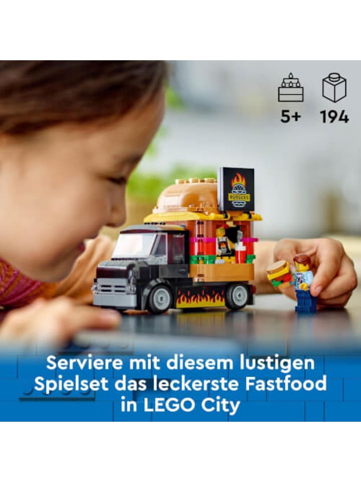 LEGO Bausteine City Burger-Truck, ab 5 Jahre günstig kaufen onesize