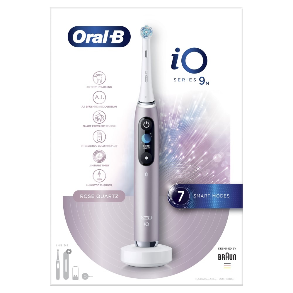 oral-b ORAL B iO BAD ELECT. iO 9n - Rose Quartz BROSSES A DENTS ELECTRIQUES RECHARGEABLES