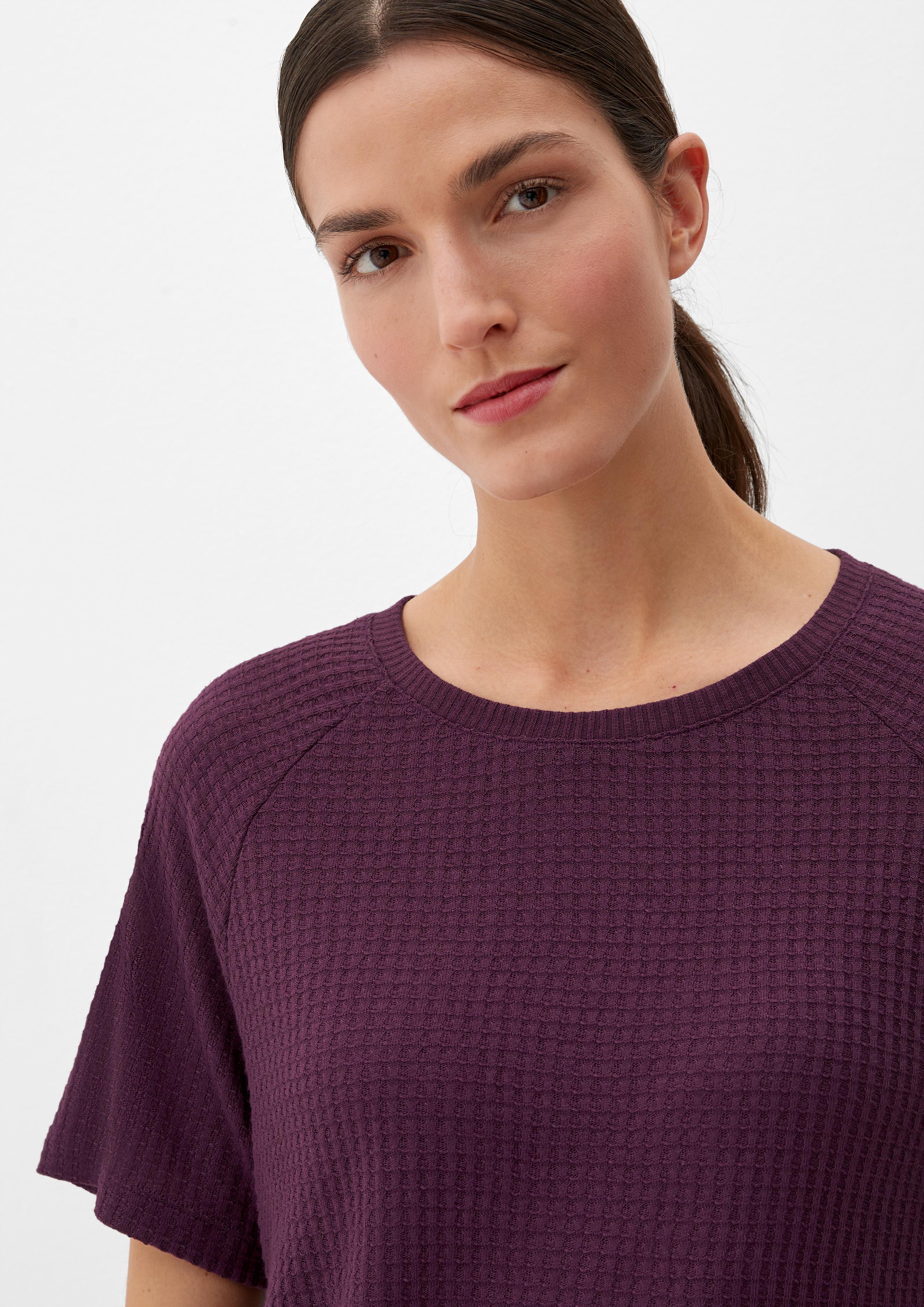 Nachtshirt in Waffelpiqué-Struktur  6007804-4900