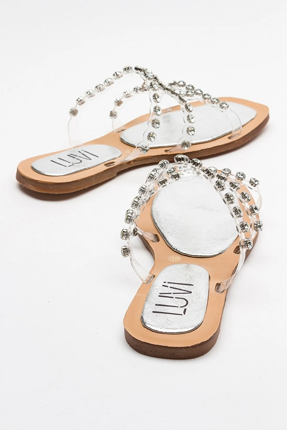 LuviShoes  FLEP Silver Stone Damen-Hausschuhe