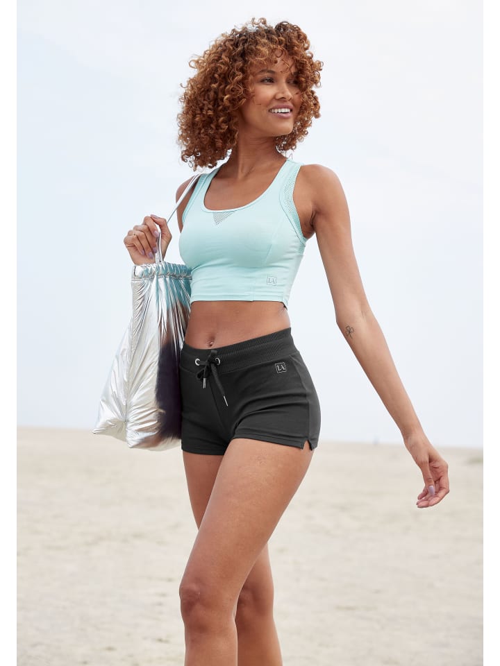 LASCANA ACTIVE Shorts in schwarz günstig kaufen
