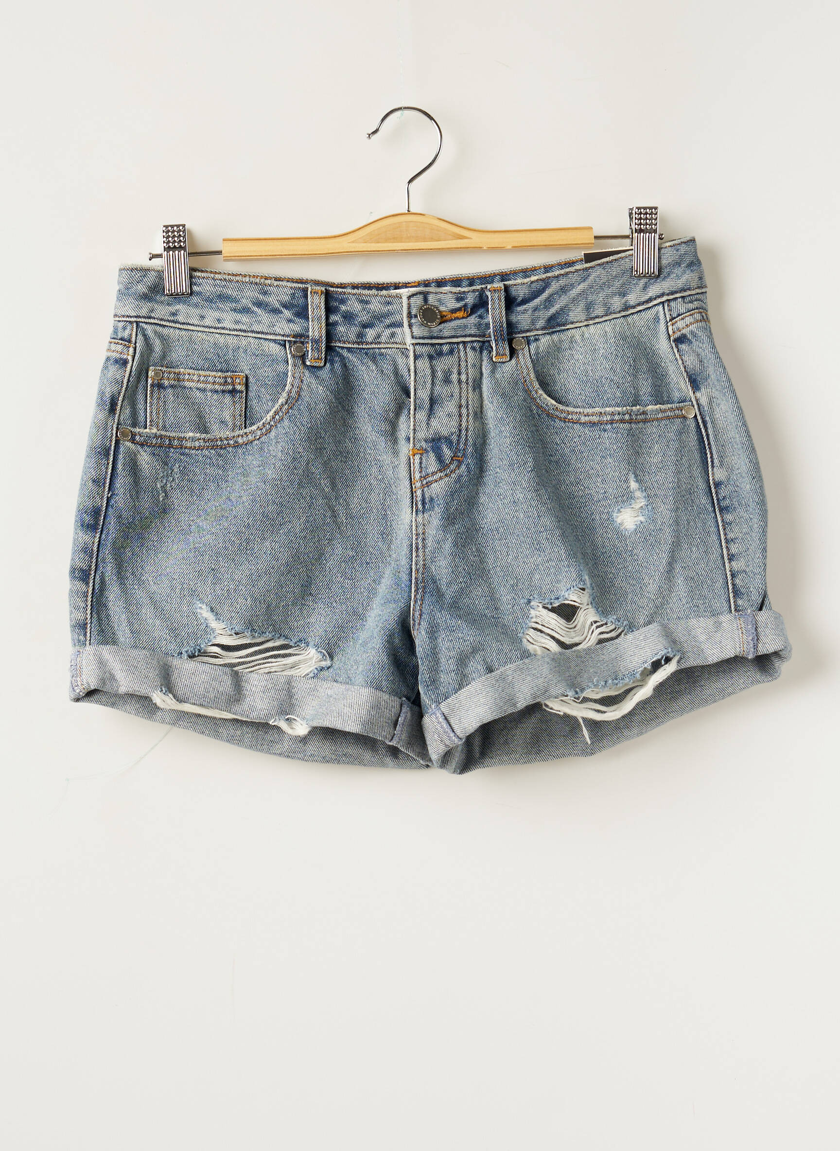 Superdry Shorts 1 Femme couleur bleu