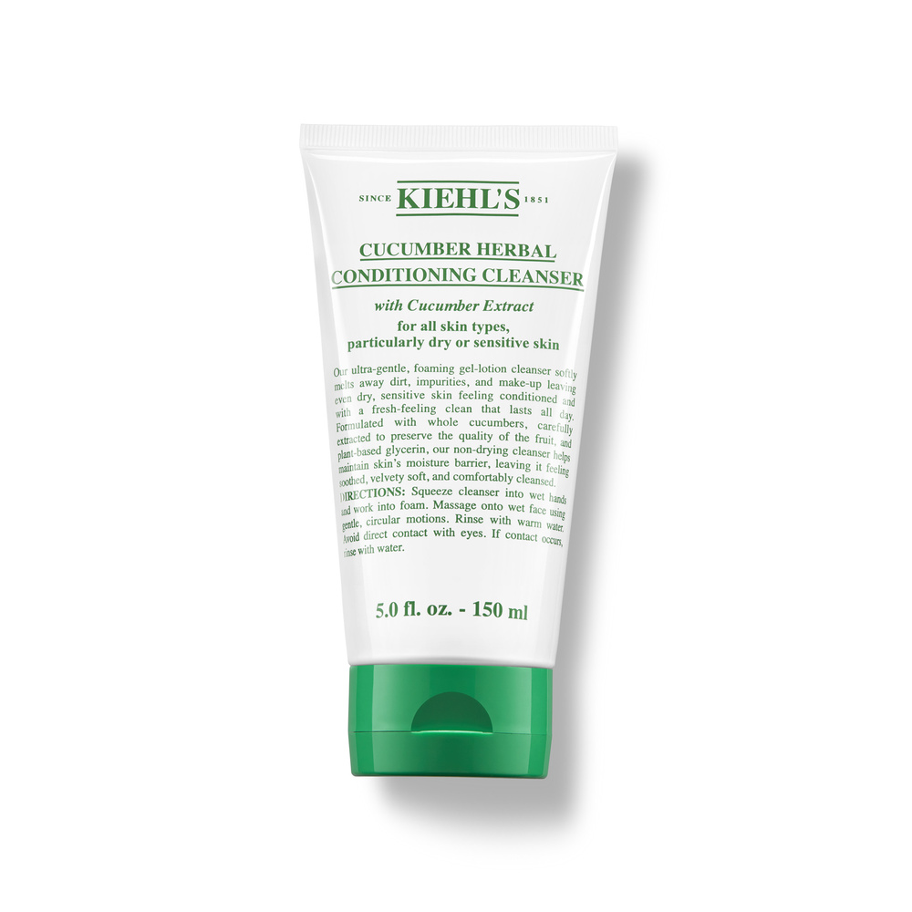 kiehl's Cucumber Herbal Conditioning Cleanser Nettoyant visage au concombre pour peaux sensibles
