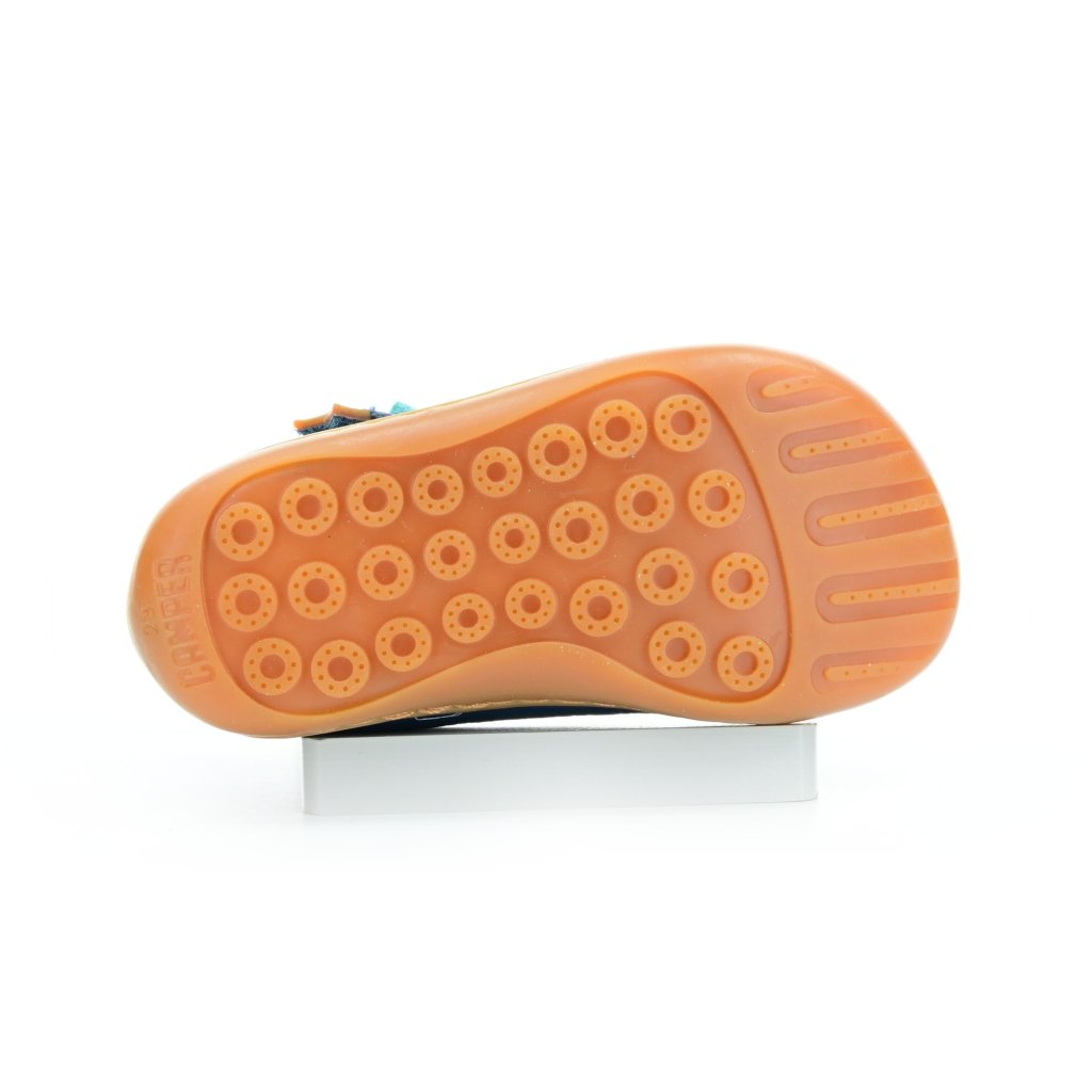 Camper Peu Sella Marlo (Surreal) / Path Miel  (80153-086 First Walkers) blaue Mid Cut Barfußschuhe