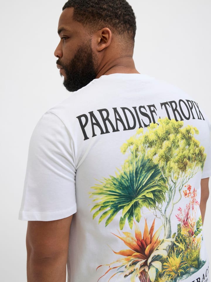 JACK & JONES PLUS T-shirt in Bright White günstig kaufen