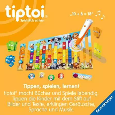 tiptoi® Der verrückte Rechen-Zoo - Lernspiel ab 4 Jahren