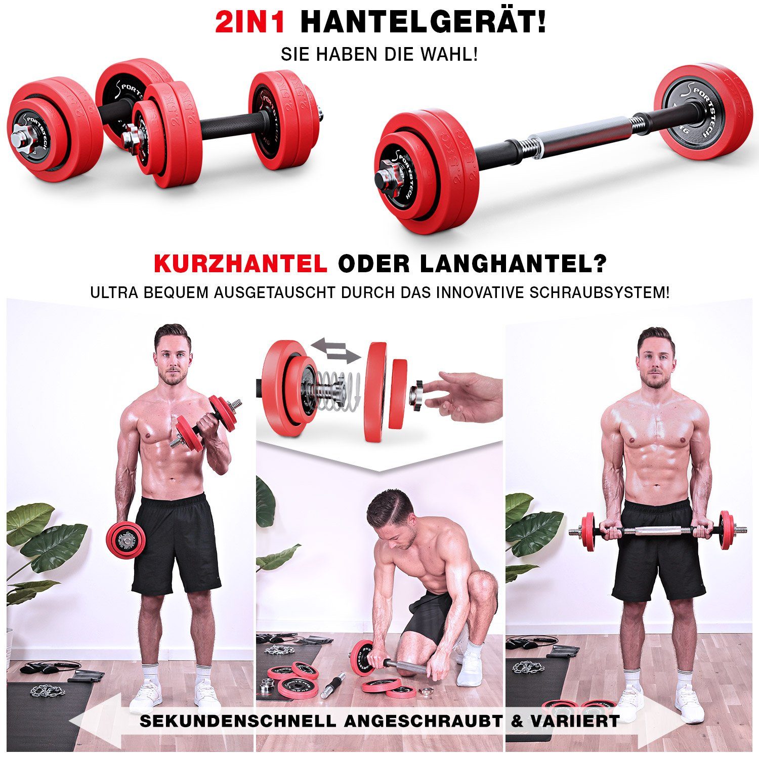 Sportstech Hantel AH300