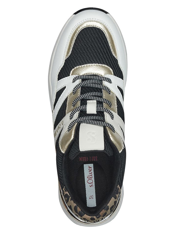 s.Oliver Sneakers in Schwarz/ Weiß günstig kaufen