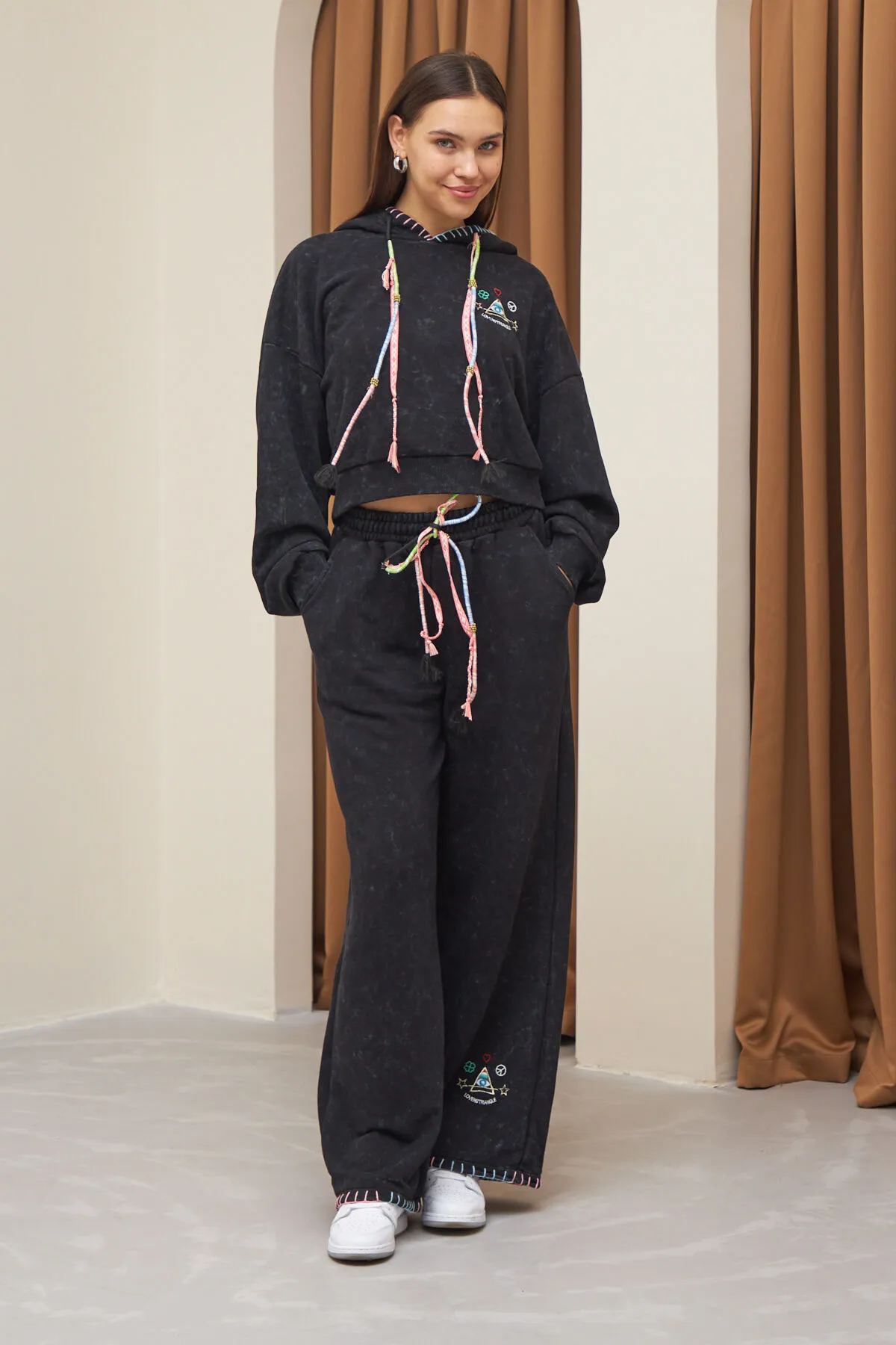 Laluvia  Zweiteiler - Grau - Regular Fit