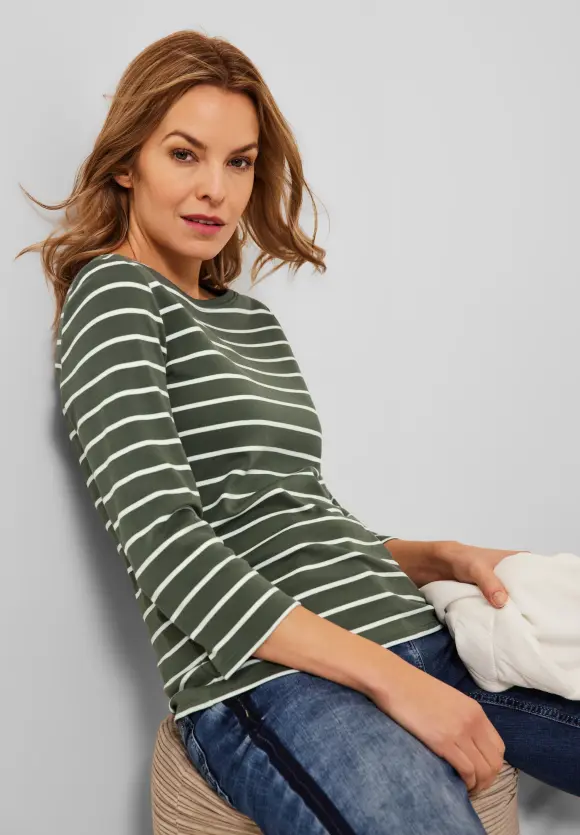CECIL Shirt mit Streifenmuster