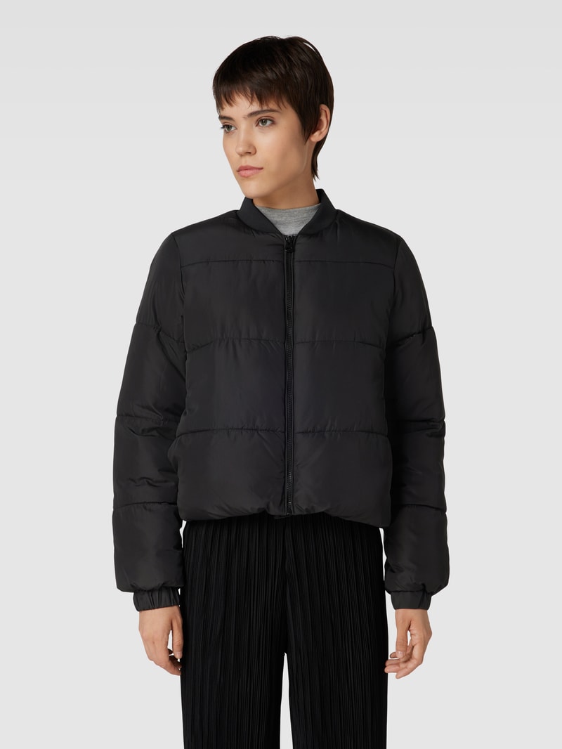 Steppjacke in verkürzter Passform Modell 'LUCY' in schwarz