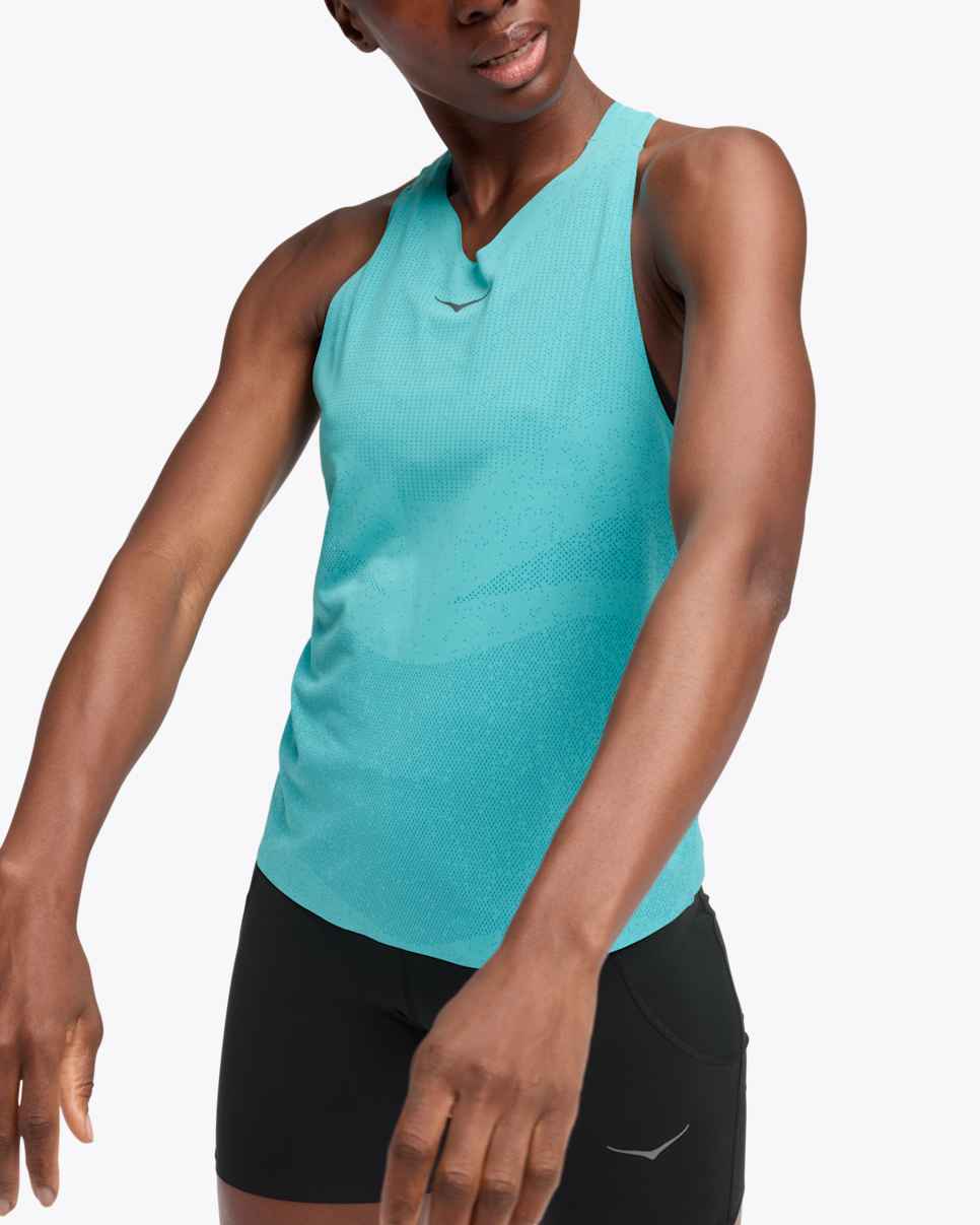 Race Day Singlet Cielo Blue