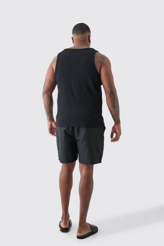 Plus mittellange Original Man Badehose