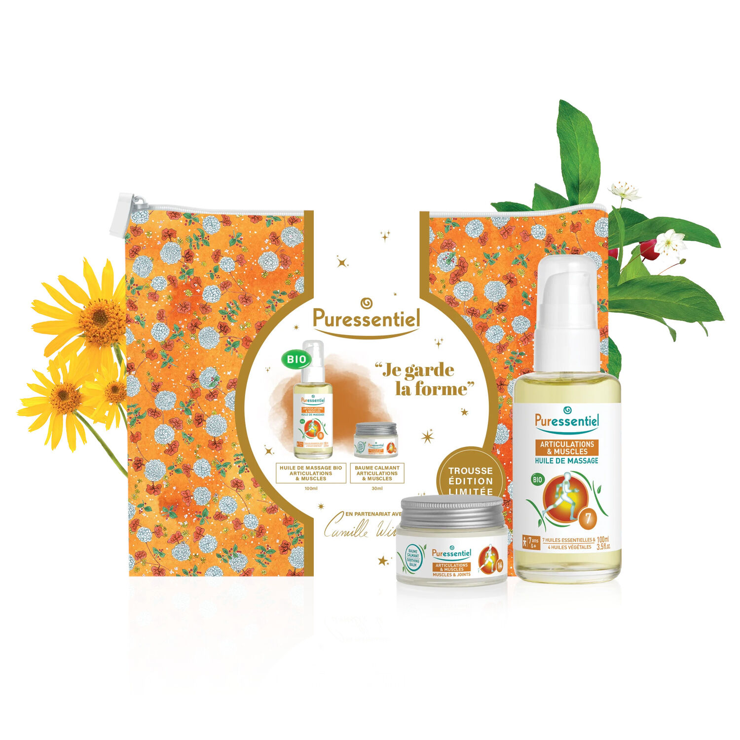 Puressentiel Je Garde la Forme Huile de Massage + Baume Calmant
