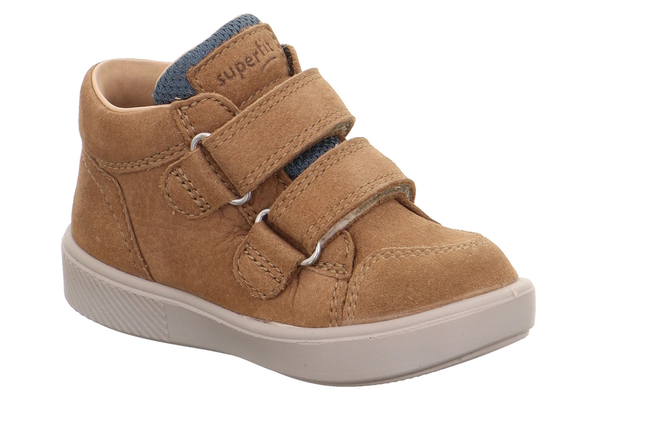 SUPIES - Braun/BlauSneaker low mit Klettverschluss