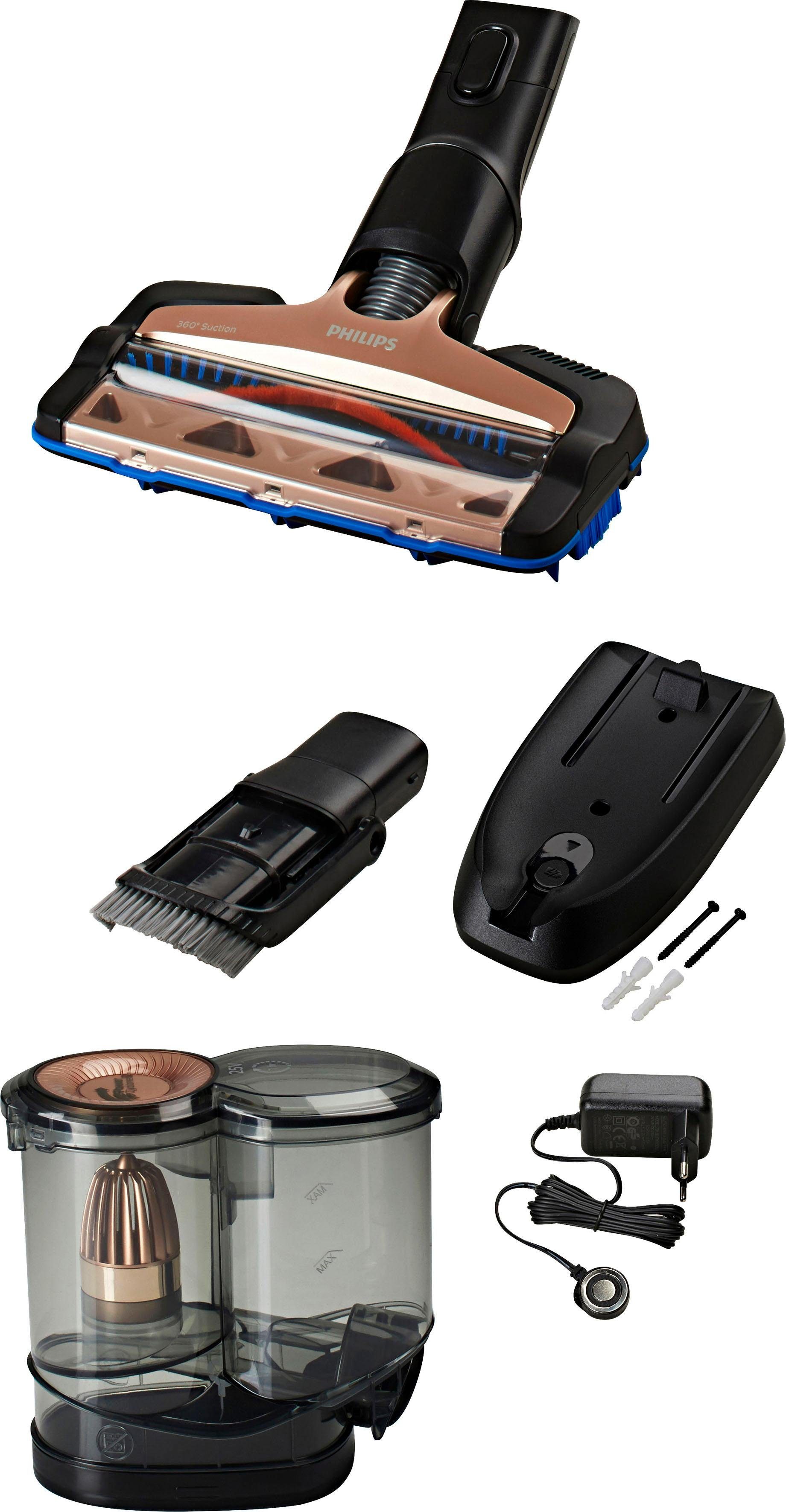 Philips Akku-Stielstaubsauger SpeedPro Max FC6826/01, beutellos, 65 Min. Akkulaufzeit