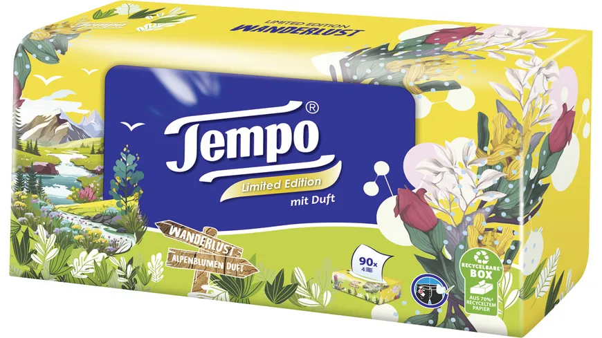 Tempo Taschentücher Duftedition Box