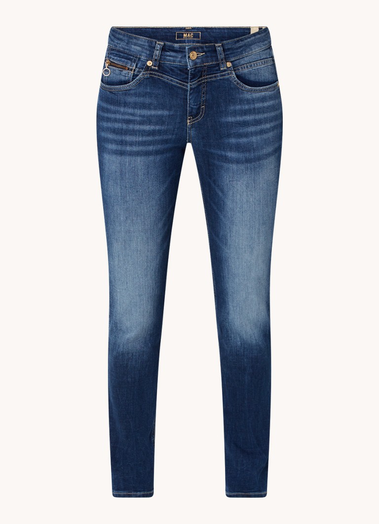 MAC Jeans Rikkaan keskivyötärön kapeat farkut stretch-materiaalista