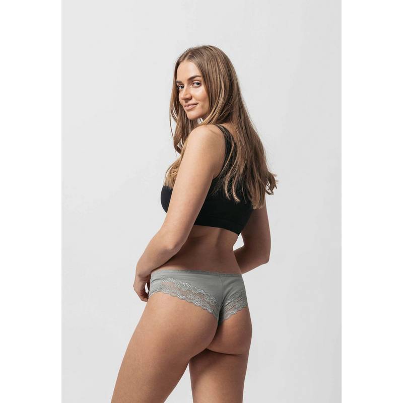 Snocks Slips mit Spitze aus Bio-Baumwolle Unterhose Damen