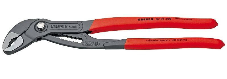 Knipex Wasserpumpenzange 87 01 300 Chrom Vanadium Elektrostahl 300 mm Rot
