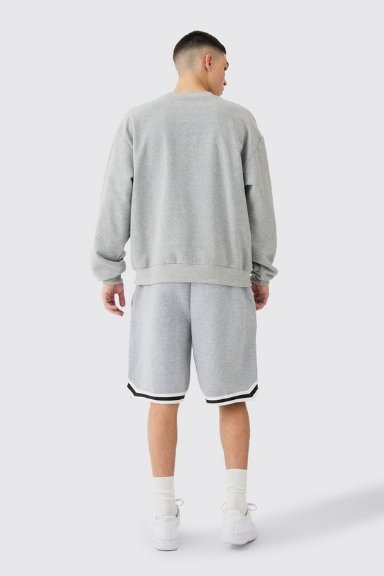 Oversize Jersey-Shorts aus REEL Baumwolle