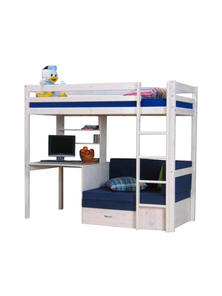 ebuy24 Hochbett Kids Weiß 208 x 98 cm günstig kaufen onesize