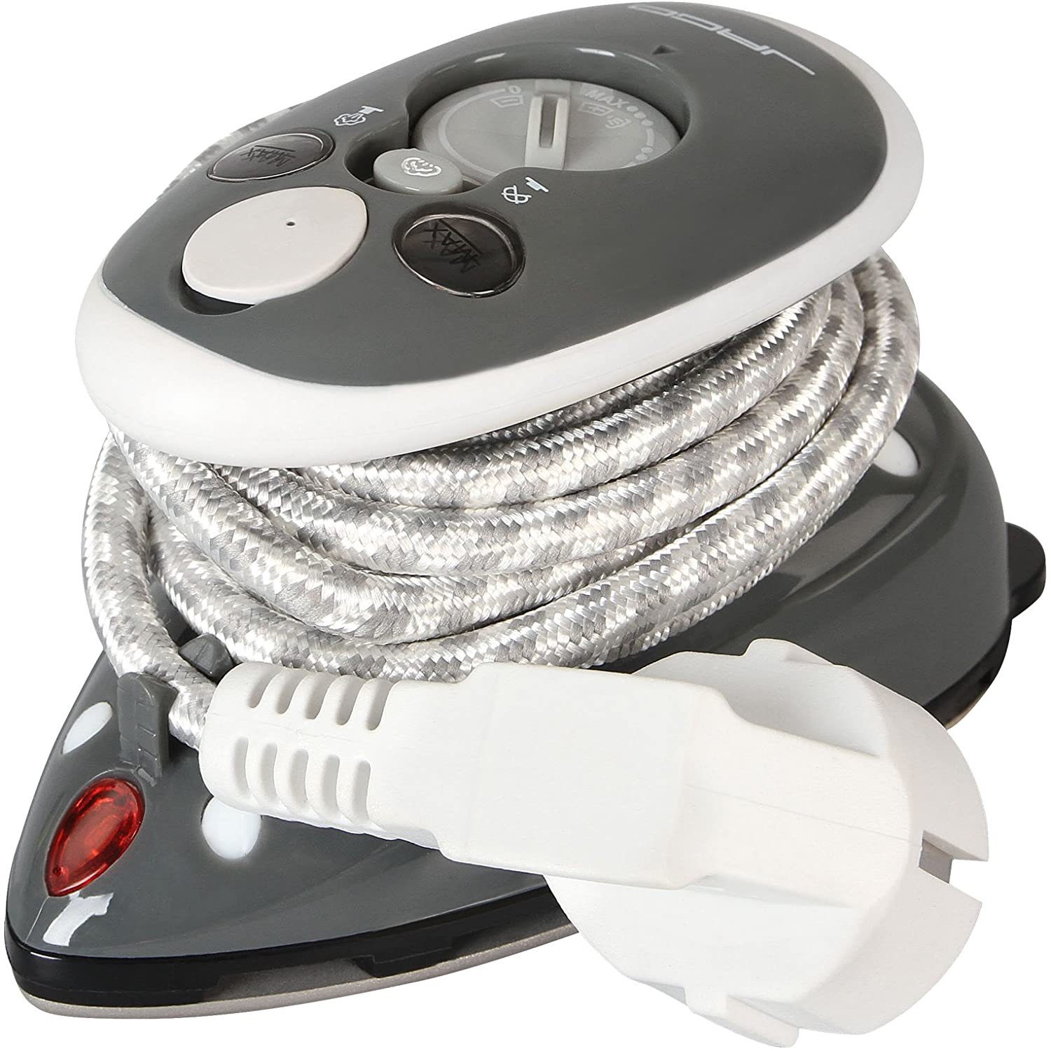 Jago Reisebügeleisen Mini Bügeleisen - 260-420 W, Wassertank 40 ml, 100-240 V