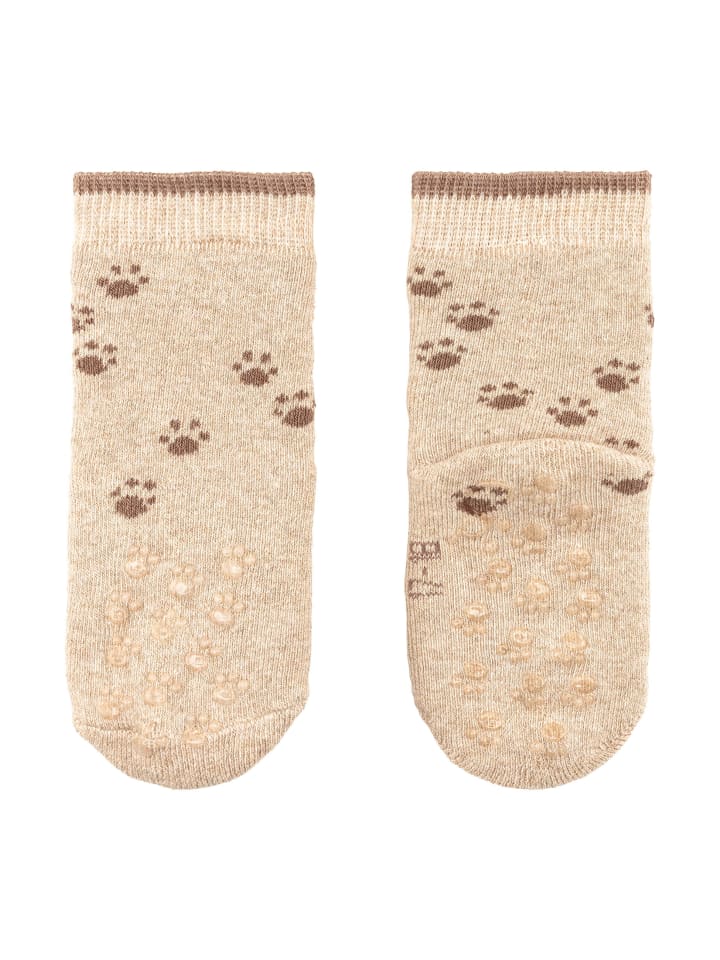 Sterntaler ABS Krabbelsocken 2er-Pack Eisbär in braun mel. günstig kaufen 16