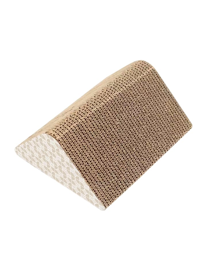 Intirilife Katzenkratzbrett Katzenspielzeug in Braun - 27.5 x 23.5 x 17.5 cm günstig kaufen onesize