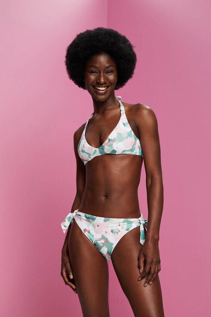 Recycelt: Wattiertes Neckholder-Bikinitop