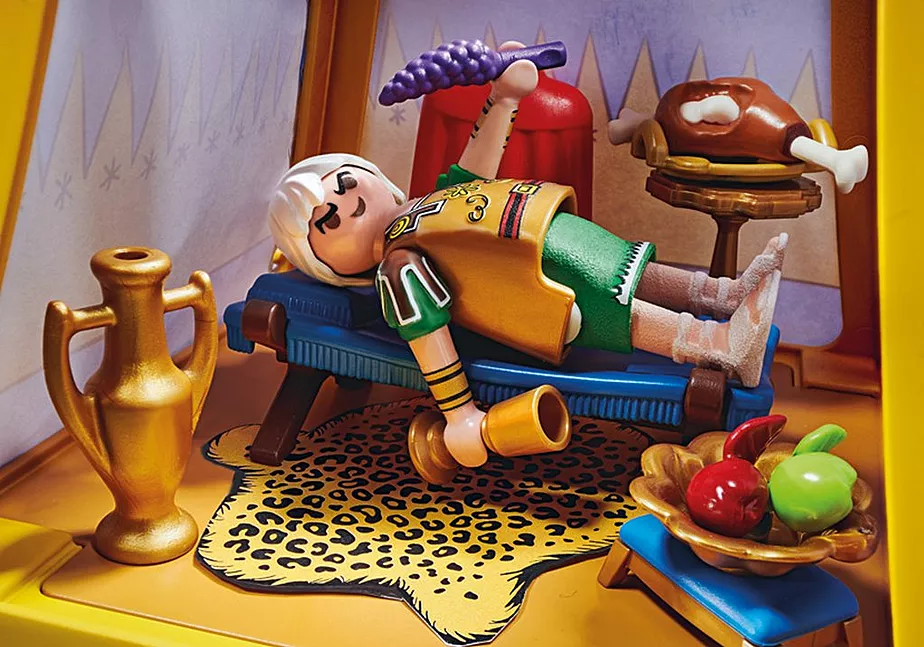 Asterix: Anf&uuml;hrerzelt mit Gener&auml;len