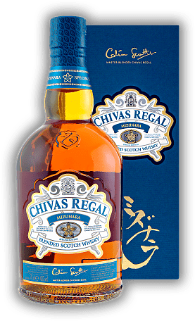 Chivas Regal Mizunara Chivas Regal Mizunara Ein schottischer Tribut an das feine japanische Gespür. 0,7	 Liter - Vol 40%
