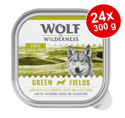 Sparpaket Wolf of Wilderness Adult 24 x 300 g - Single Protein