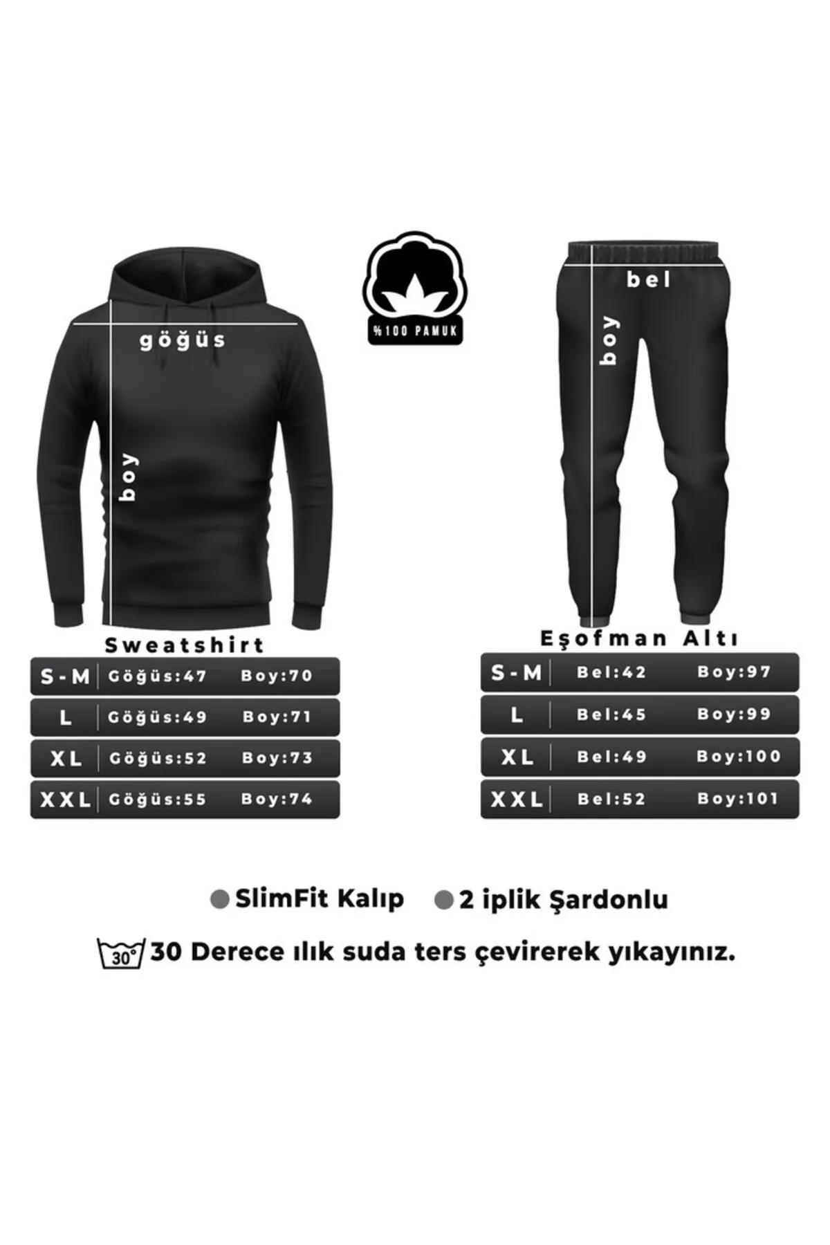 uyguntarz  Sport-Sweatsuit Set - Grau - Regular Fit