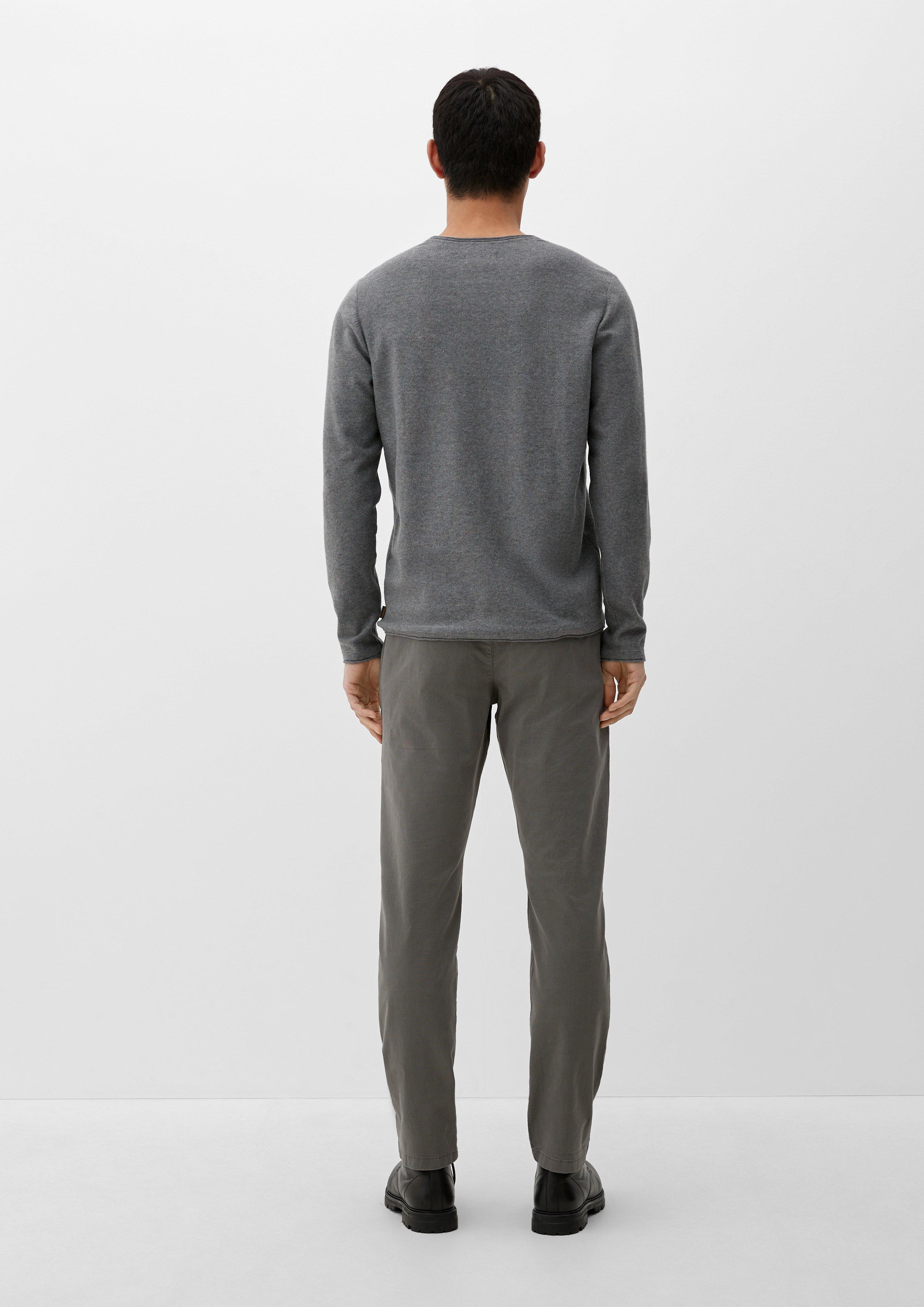 Slim: Chino mit Allover-Muster  2126059-94A3