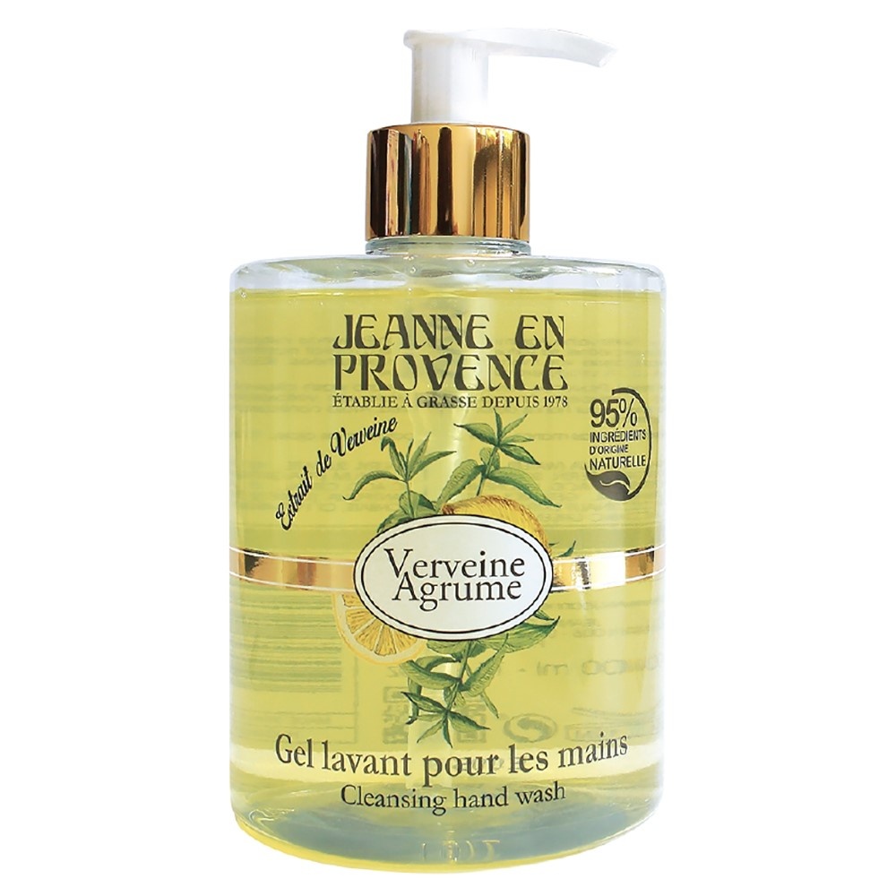 jeanne en provence Gel Lavant Mains Verveine Agrumes Gel Lavant Mains