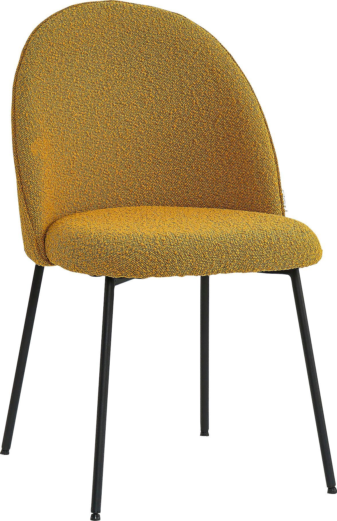 TOM TAILOR HOME Polsterstuhl (Set, 2 St), mit abgerundeter Rückenlehne