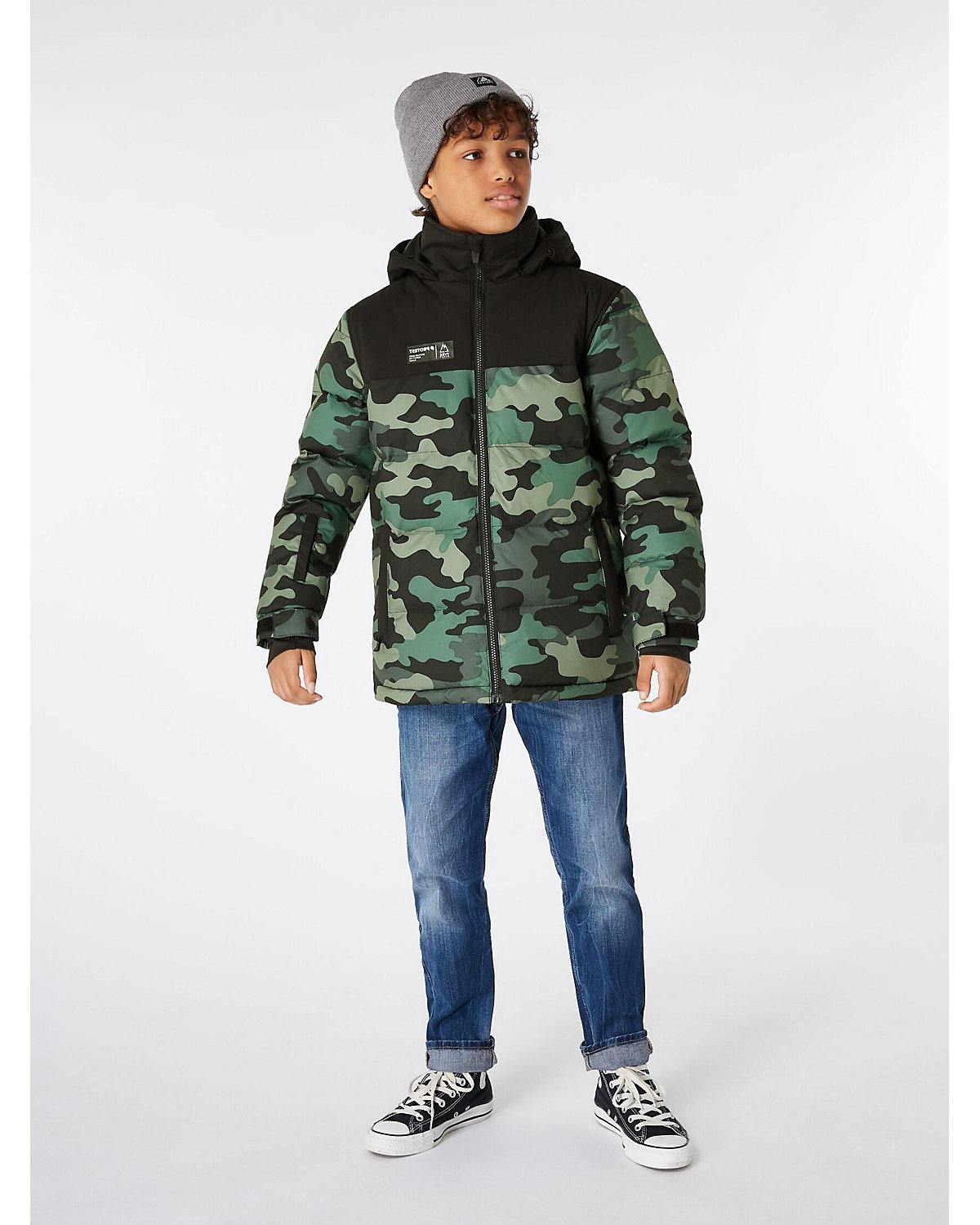 PRTARMIN JR  - 10K Wasserdicht und atmungsaktiv aus Recyclingmaterial hergestellt   Winterjacke Skijacken für Jungen
