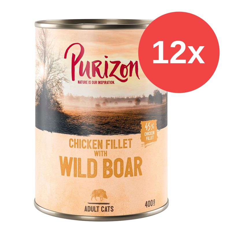 Sparpaket Purizon Adult 12 x 400 g - getreidefrei
