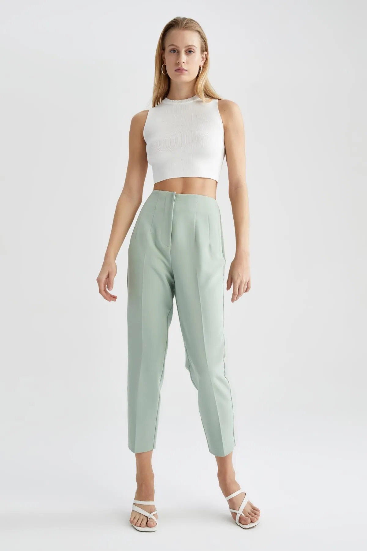 DeFacto  Slim-Fit-Hose mit hoher Taille