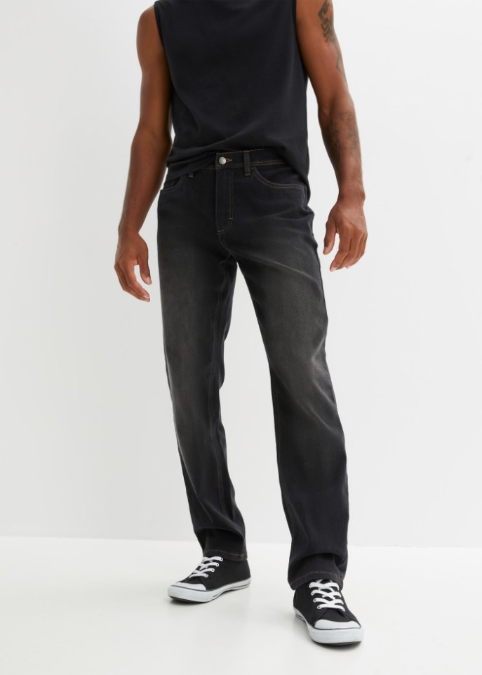 Regular Fit Stretch-Thermojeans, Straight