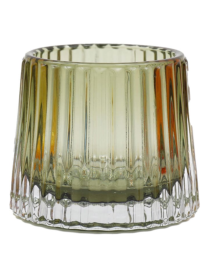 SiL Interiors 3er-Set: Kerzenständer in Gelb/ Orange/ Grün - (H)7 cm günstig kaufen onesize