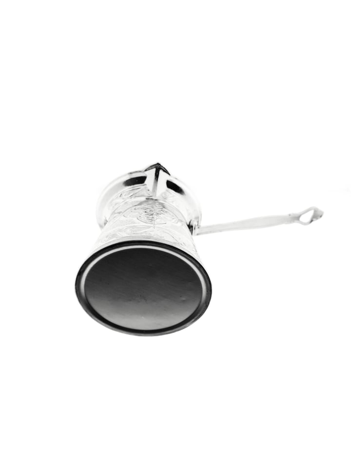 Almina Traditionelle Kaffeekanne  Türkischer Kaffee in Silber günstig kaufen