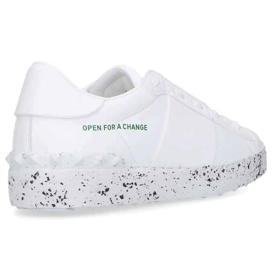 Valentino Garavani - Sneaker low OPEN recyceltes Plastik - weiß