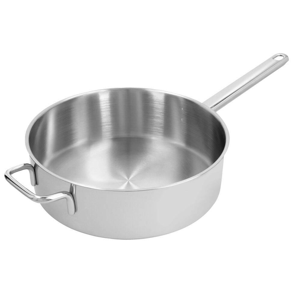 Schmorpfanne ohne Deckel 24 cm, 18/10 Edelstahl