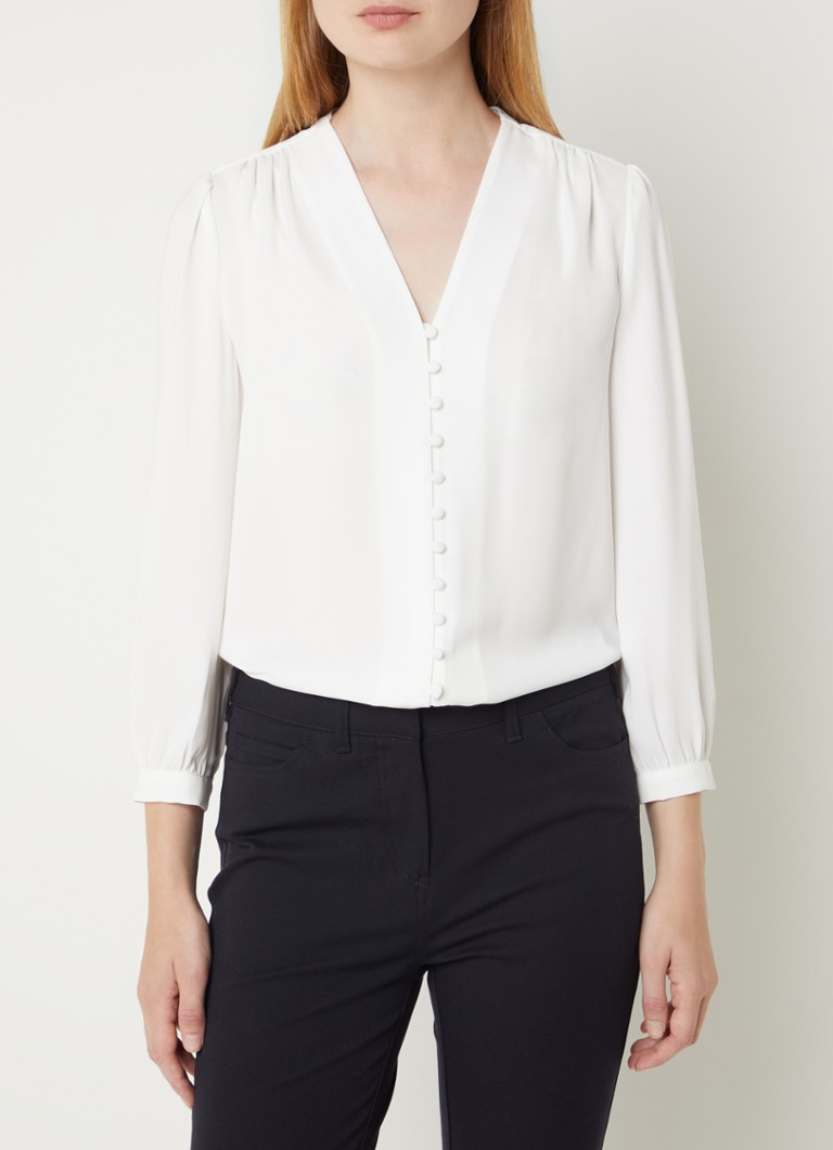 Bluză Hobbs Magnolia cu decolteu în V