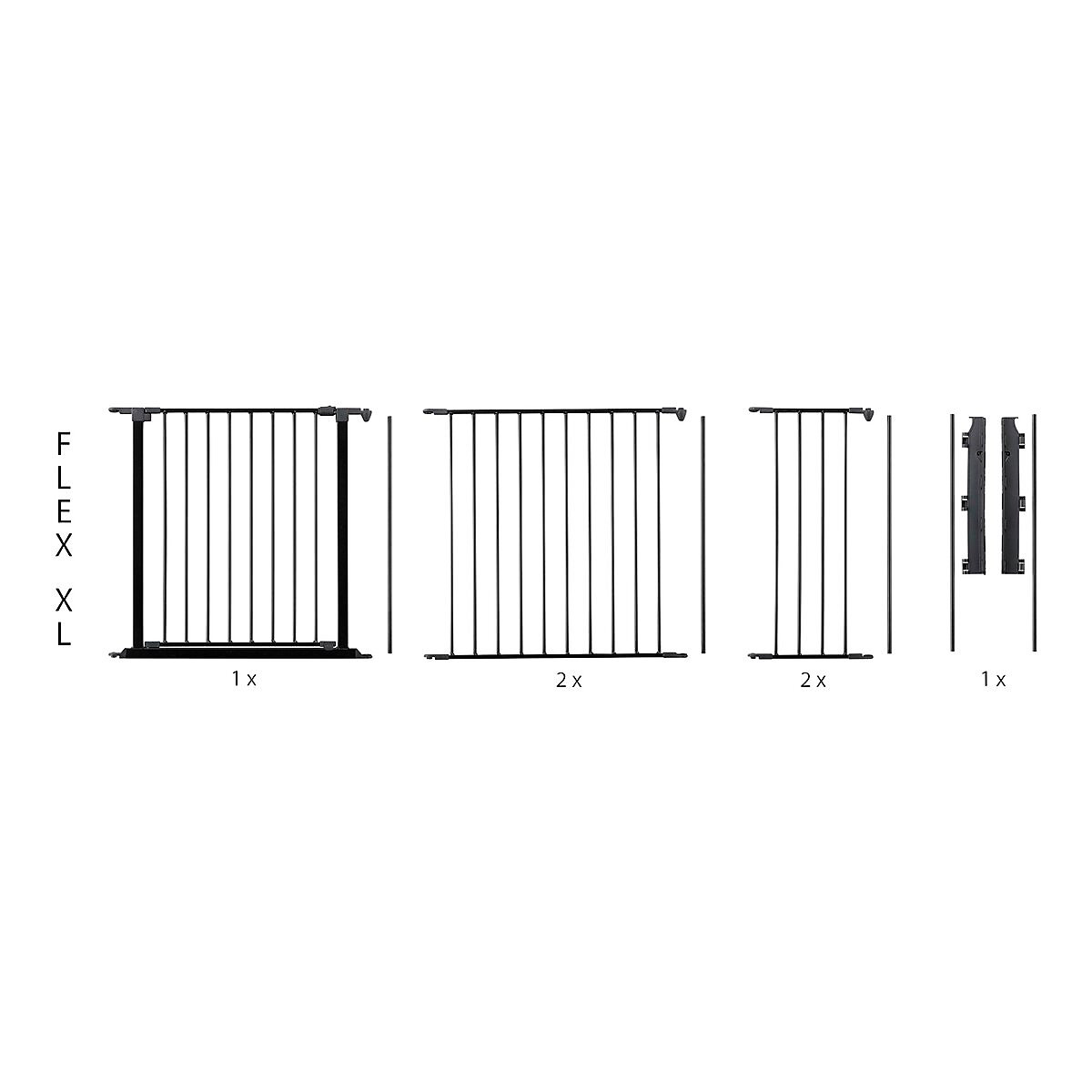 Absperrgitter Flex XL 90-278 cm